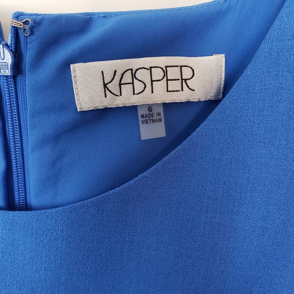NWT Kasper Cabana blue dress blazer suit lined 6 - Picture 11 of 13